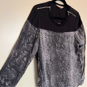 Rebecca Taylor Snake Print Women's Top